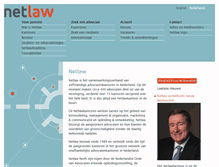 Tablet Screenshot of netlaw.nl